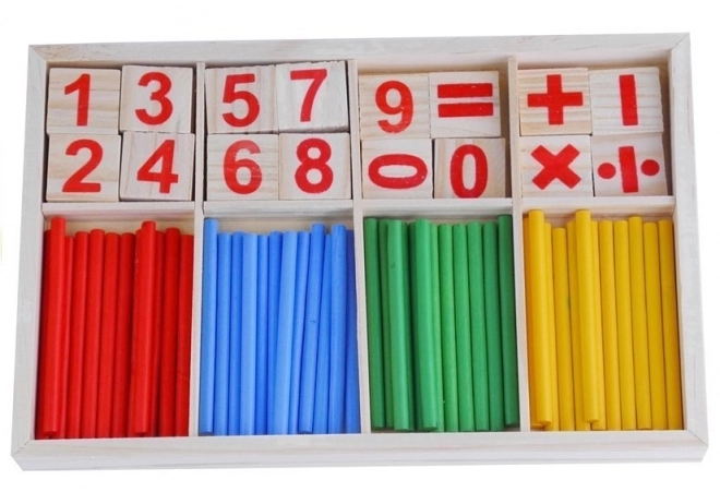 Set educativo in legno per l'apprendimento della matematica