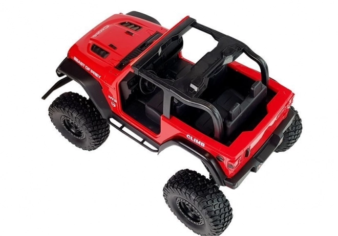 Jeep fuoristrada telecomandato rosso