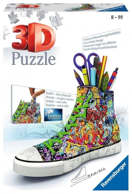 Puzzle 3D Ravensburger Sneaker Graffiti