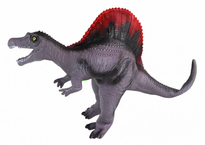 Grande figurina dinosauro Spinosauro con suoni grigio 36 cm