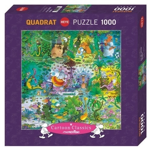 Puzzle Quadrato Divočina 1000 Pezzi