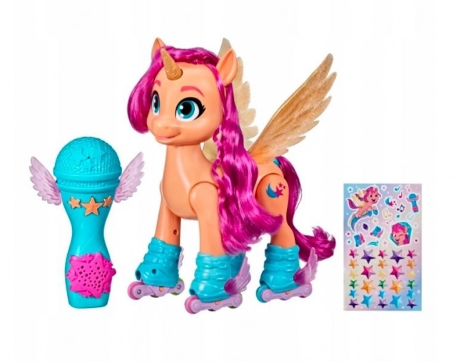 My Little Pony figurina Sunny canta e pattina