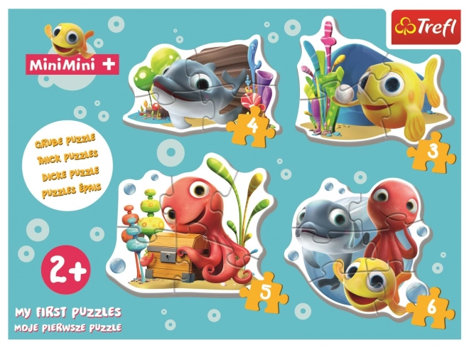 Baby Puzzle Rybka MiniMini 4 in 1