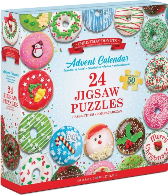 Calendario Avvento Puzzle Eurographics: Ciambelle di Natale