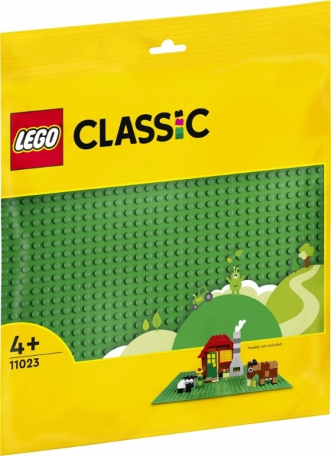 Base verde per costruzioni Lego Classic