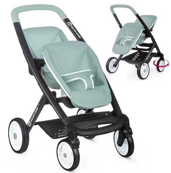 Passeggino doppio verde Maxi Cosi Quinny