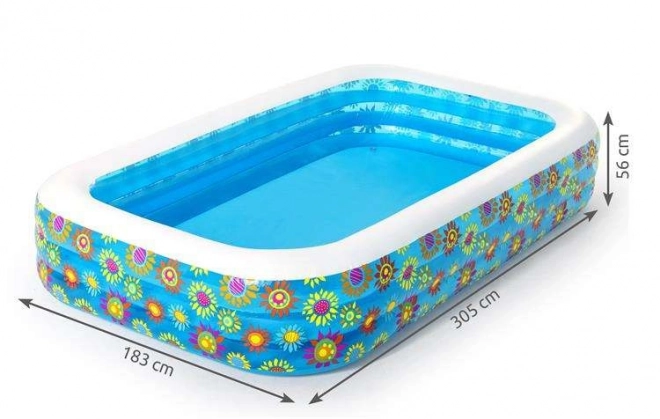 Piscina gonfiabile fiori Bestway