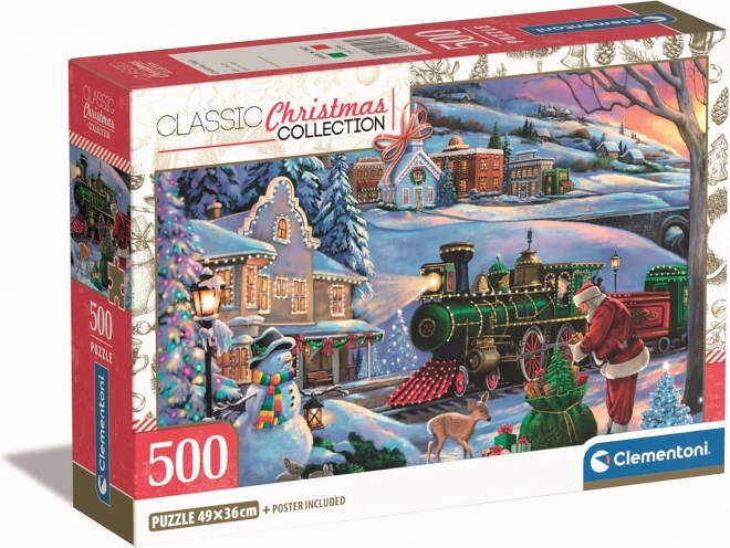 Puzzle Treno di Natale 500 Pezzi