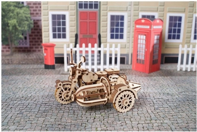 Puzzle Meccanico in Legno 3D UGEARS Harley Potter Moto Volante di Hagrid