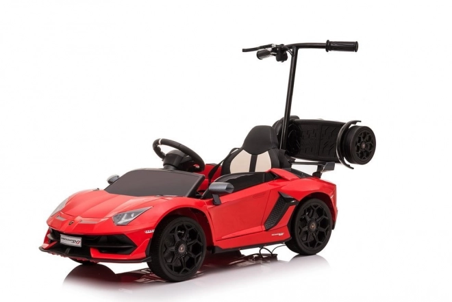 Auto elettrica per bambini Lamborghini Aventador rosso