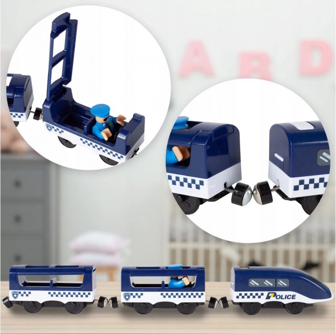 Stazione Di Polizia Giocattolo Treno Elicottero Elettrico Woopie