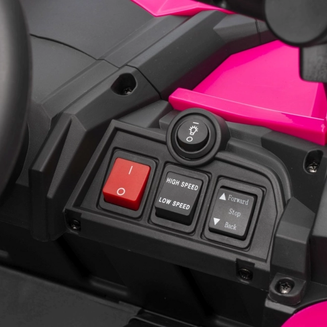 Auto elettrico per bambini Buggy Madman UTV-MX rosa