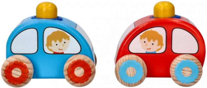 Automobilina rossa con clacson