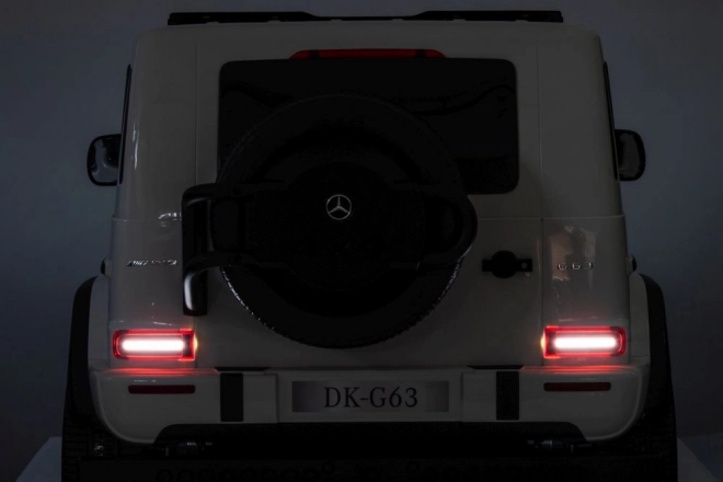 Auto elettrico Mercedes G63 XXL bianco 24V