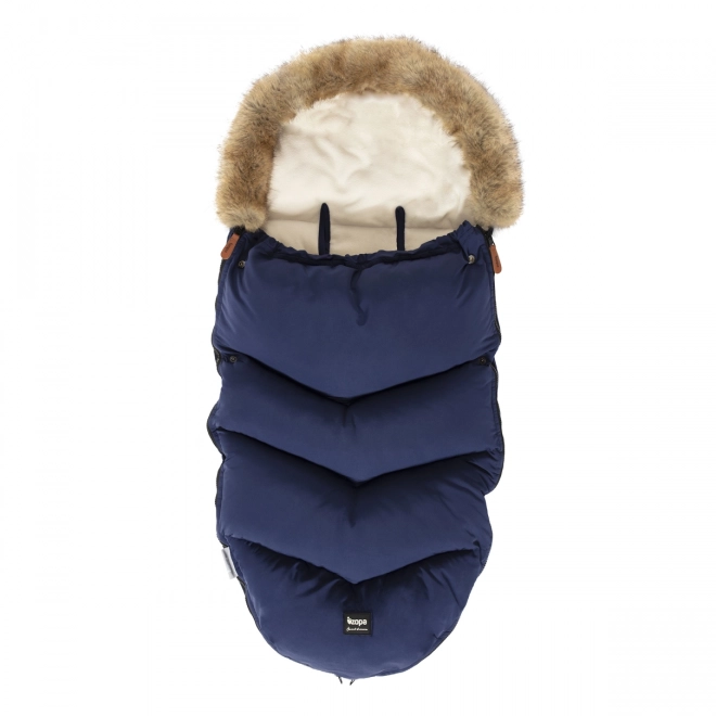 Sacco invernale Fluffy blu reale