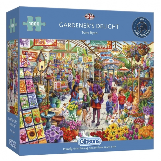 Puzzle Il Piacere del Giardiniere 1000 Pezzi