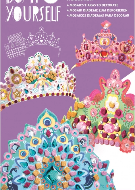 DJECO Corone scintillanti per principesse set fai da te