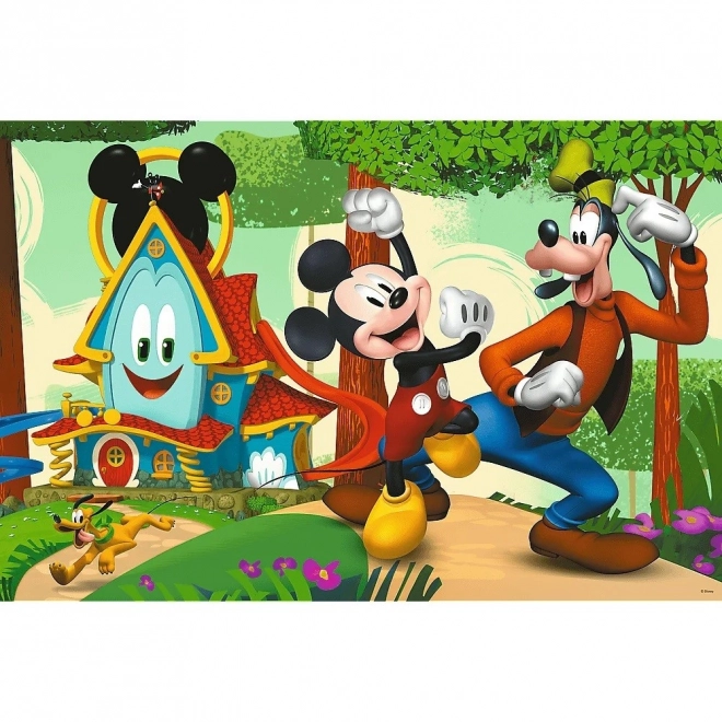 Puzzle Doppio Lato Clubhouse di Mickey - TREFL