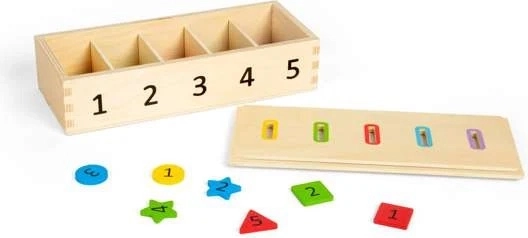 Bigjigs Toys classificazione di colori, forme e numeri