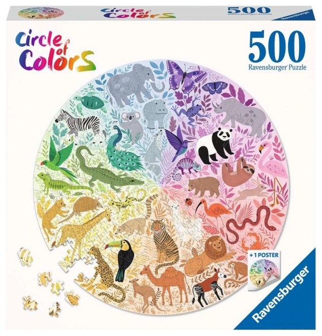 Puzzle Animali 500 Pezzi di Ravensburger