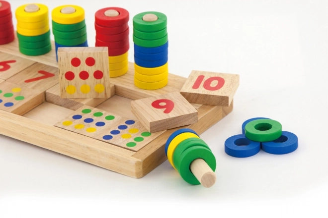 Puzzle educativo per imparare a contare