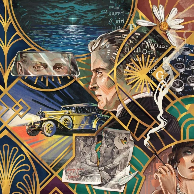 Puzzle quadrato Art & Soul: Il Grande Gatsby 750 pezzi