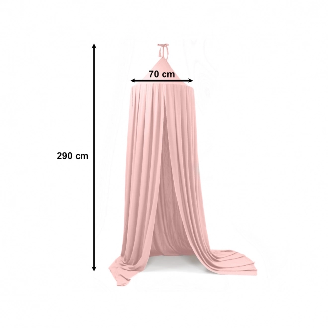 Baldacchino a tenda tipì grigio sospeso – rosa chiaro