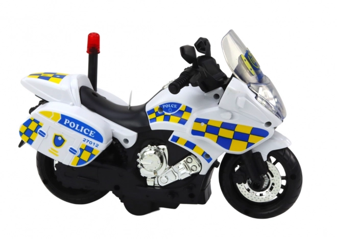 Motocicletta della Polizia con Luci e Suoni