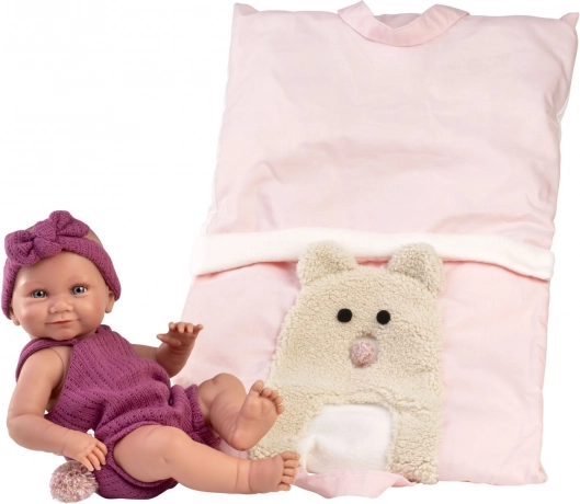 Bambola realistica neonato Llorens Bambina - corpo in vinile, 40 cm