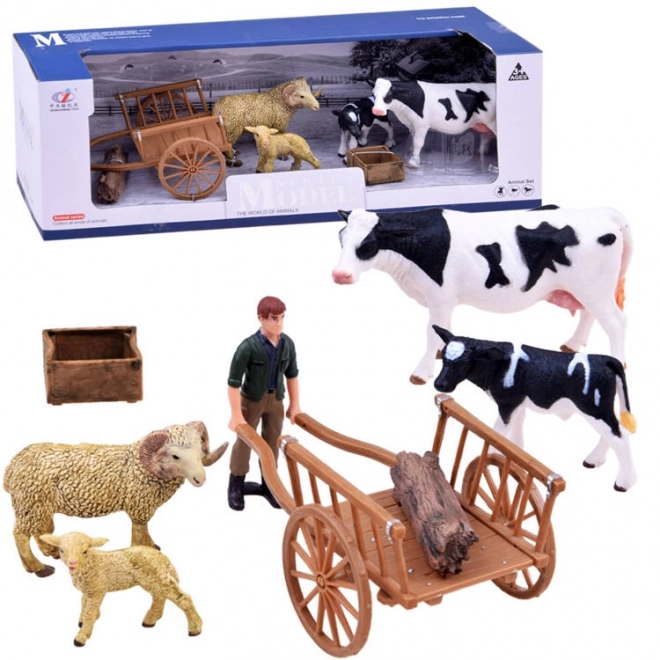 Set di figure animali da fattoria – C