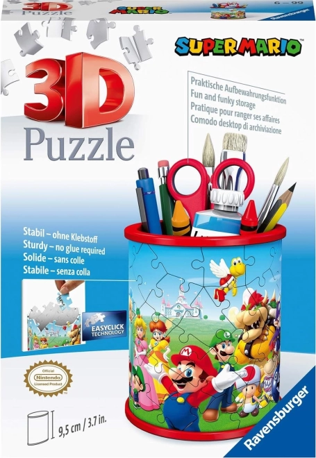 Puzzle 3D Portaoggetti Super Mario