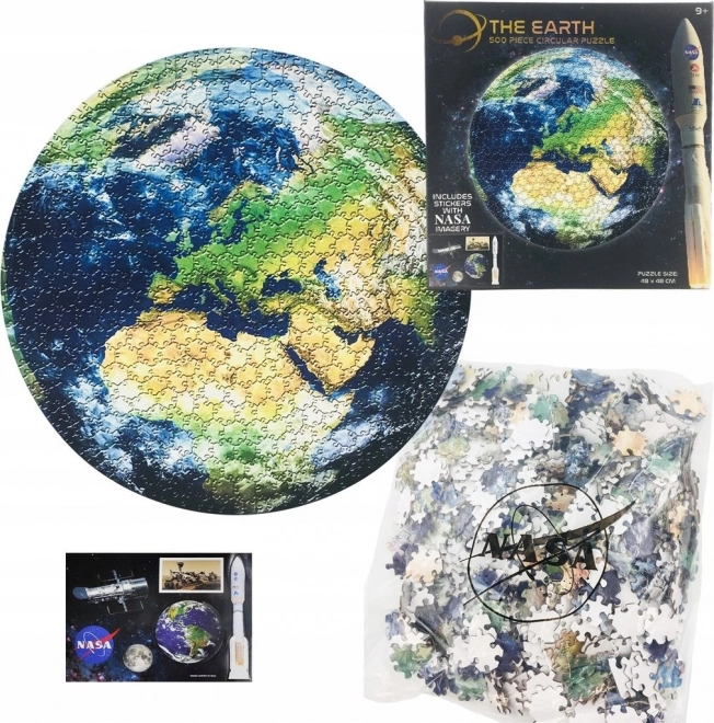 Puzzle a forma di Terra NASA 500 pezzi