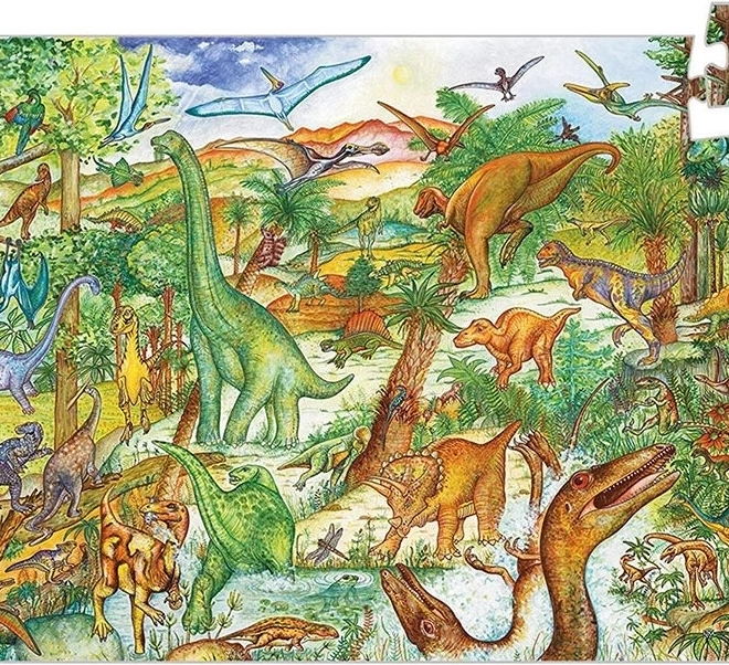 Djeco puzzle Dinosauri 100 pezzi