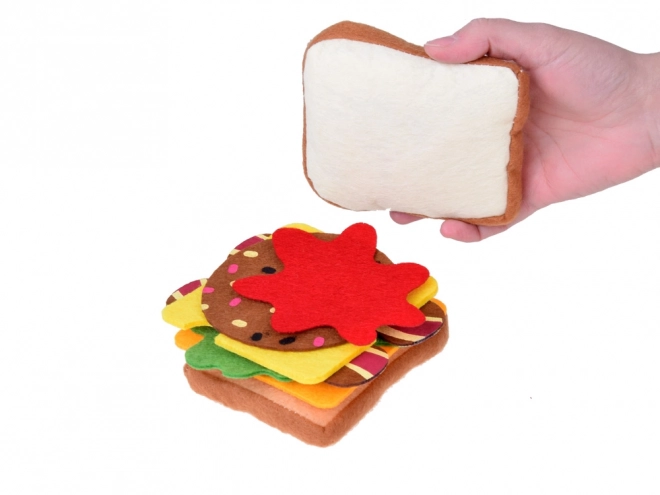 Set giocattolo alimentari pane e verdure "La mia colazione"