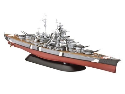 Modello plastico nave da guerra Bismarck