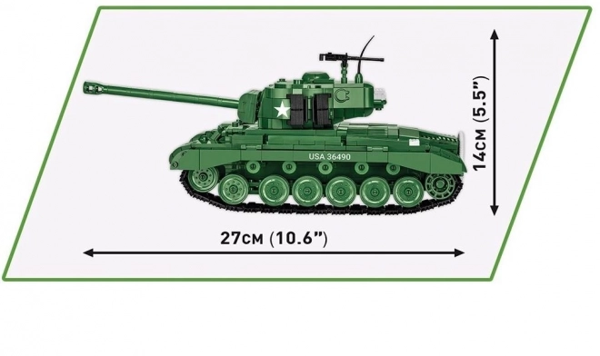 carro armato Pershing T26E3 della Seconda Guerra Mondiale COBI