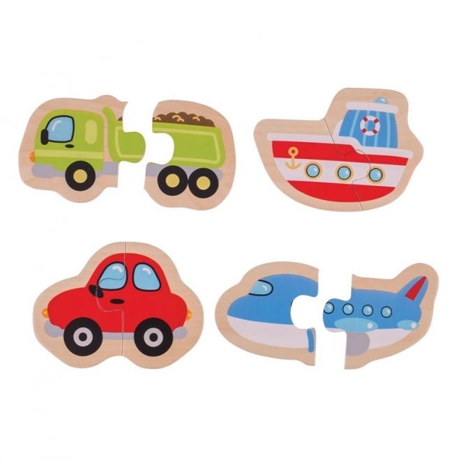 Puzzle Facile Bigjigs Toys Veicoli