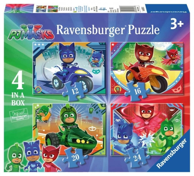 Puzzle per bambini PJ Masks 4 in 1