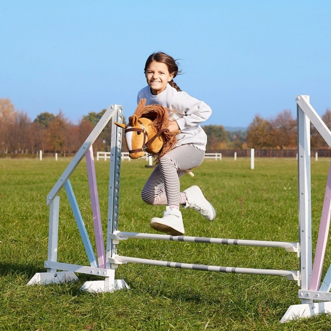 Cavallo di legno su bastone Hobby Horse HOPPIHORSE Marrone Castagno