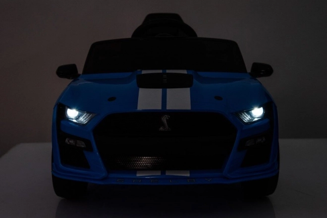 Auto elettrico Ford Mustang GT500 Shelby blu