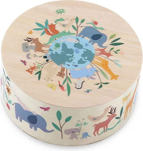 Vilac Cajon in legno Animali del mondo