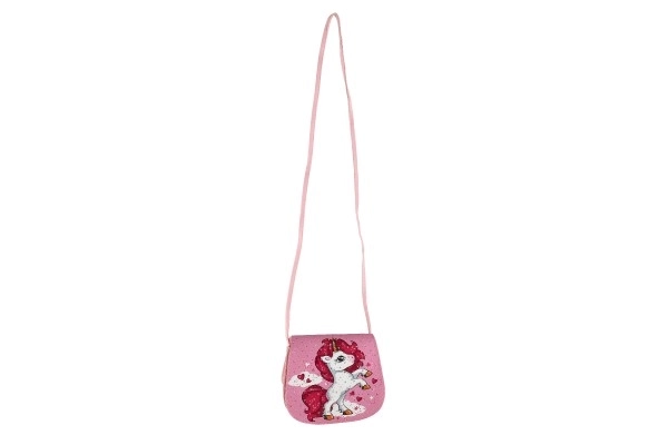 Borsa unicorno con pietre preziose