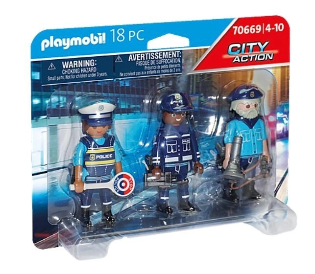 Set di figure Police City Action