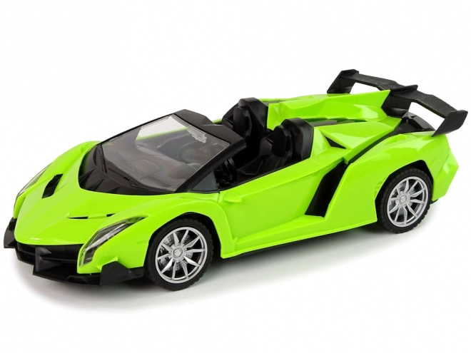 Auto sportivo telecomandato 1:18 verde