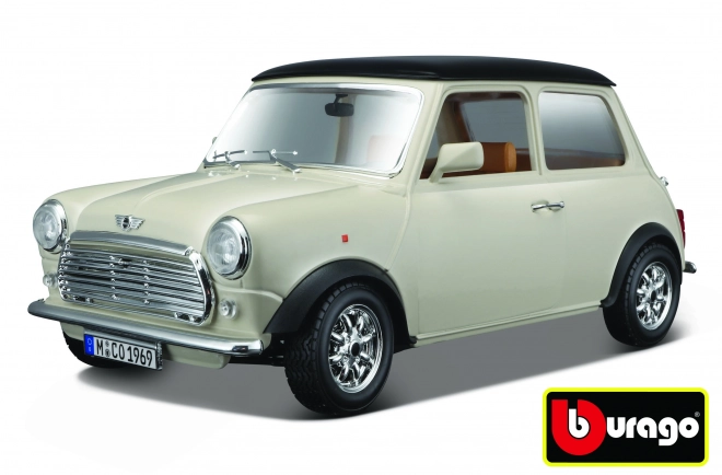 Modello in Scala Mini Cooper 1969 Beige - Bburago