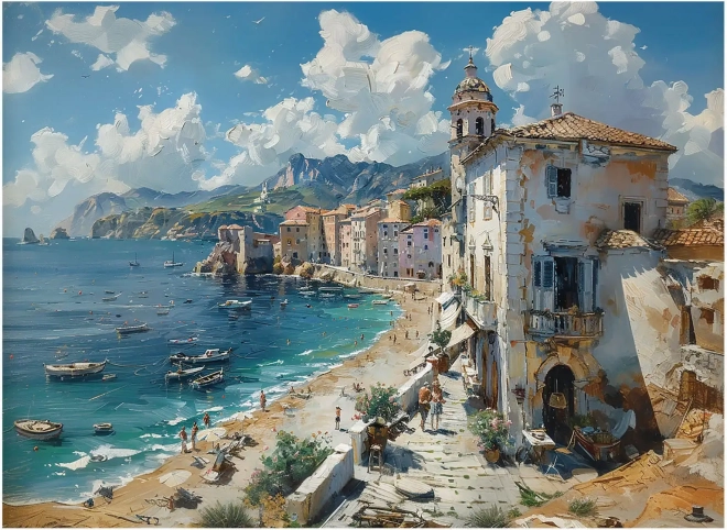 Puzzle villaggio al mare 1000 pezzi