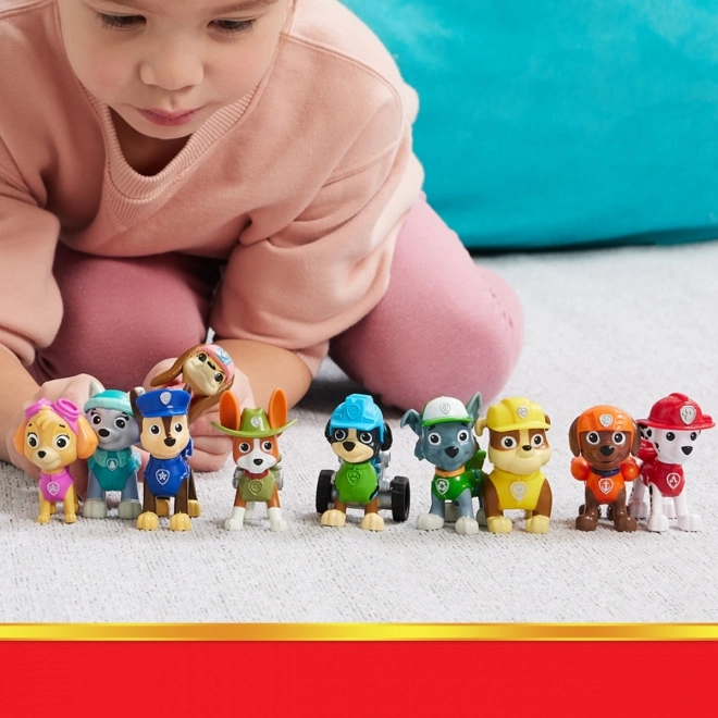 Set di figure Paw Patrol - Tutti i cuccioli a bordo