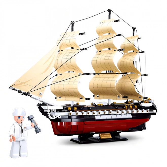 Stavebbricks Fregata USS Constitution