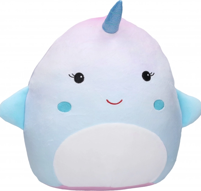 Cuscino di peluche unicorno‑pesce 25 cm
