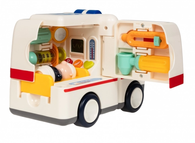 Ambulanza interattiva con suoni e luci